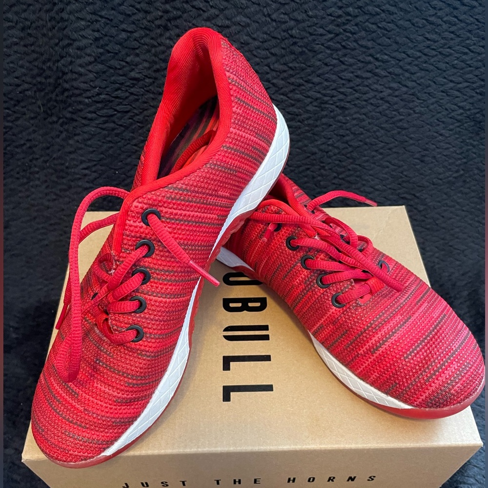 No Bull Red Linear trainers